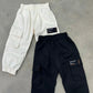 Cargo Pants, Minimal, Streetwear, Pants, Khaki, Black, Logo, Neutral, Unisex, Size 0-7 Years