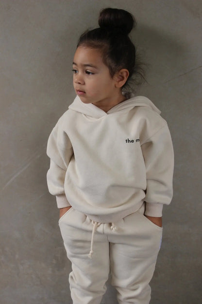 Soft, Cotton, Hoodie, Jumper, Winter, Warm, Buttery soft, Unisex, Neutral, Essential, Cozy, Size 0-7 years